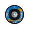 Pferd 6" x 5/8-11 Thd. POLIFAN Flap Disc - Z PSF STEELOX, Zirconia, 60 Grit, Conical 63077 - alternate 3